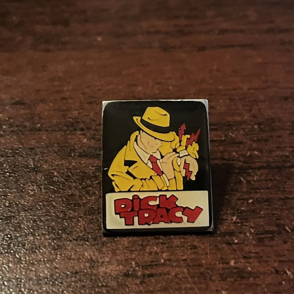 Vintage Disney‎ Dick Tracy Detective Lapel Hat Pin